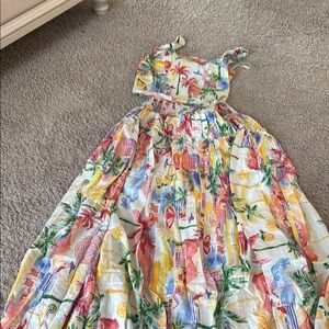 Promesa Multi-Color Tropical Print Skirt Set